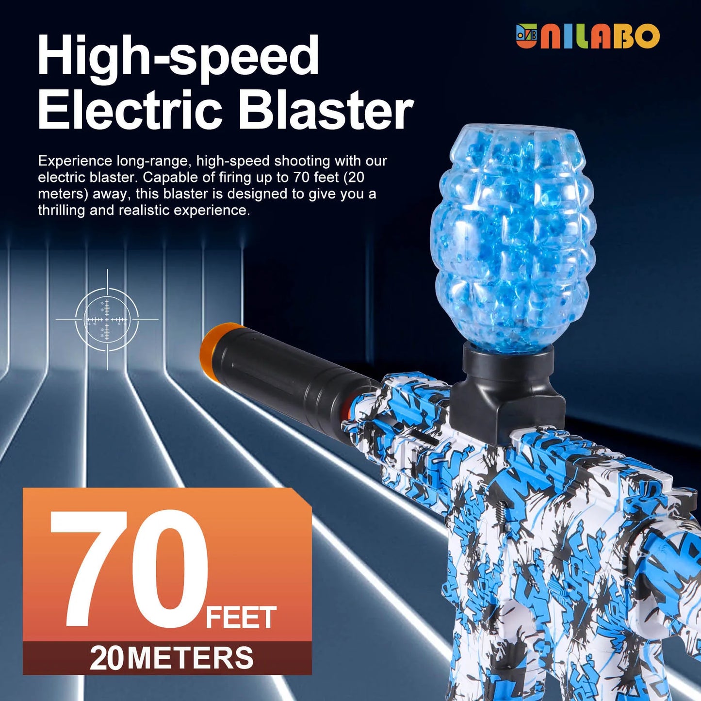 Electric  Gun Toys, Rechargeable Automatic Outdoor Toys for Team Family Activities, Perfect Gift(Bullets Excluded)