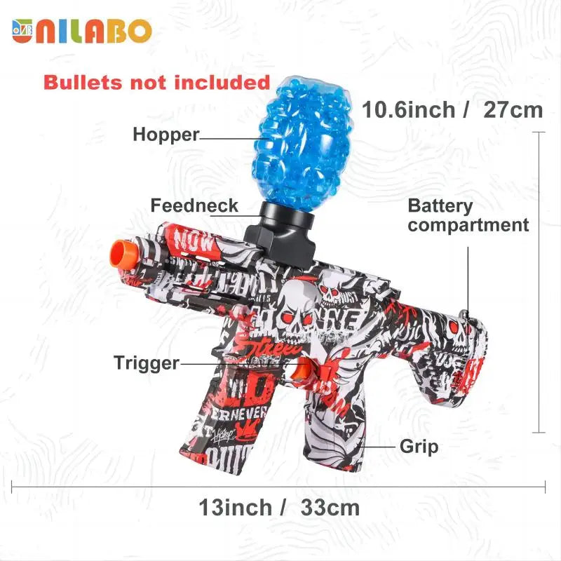 Electric  Gun Toys, Rechargeable Automatic Outdoor Toys for Team Family Activities, Perfect Gift(Bullets Excluded)