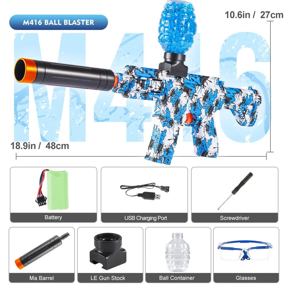 Electric  Gun Toys, Rechargeable Automatic Outdoor Toys for Team Family Activities, Perfect Gift(Bullets Excluded)