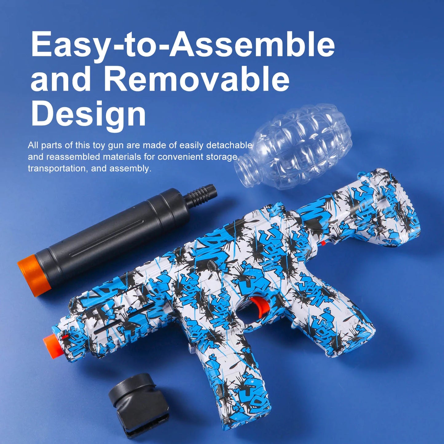 Electric  Gun Toys, Rechargeable Automatic Outdoor Toys for Team Family Activities, Perfect Gift(Bullets Excluded)