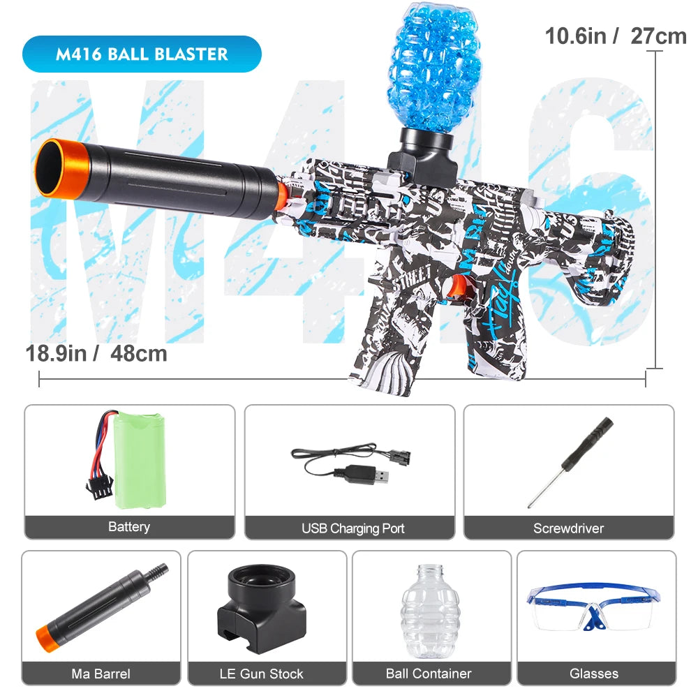 Electric  Gun Toys, Rechargeable Automatic Outdoor Toys for Team Family Activities, Perfect Gift(Bullets Excluded)